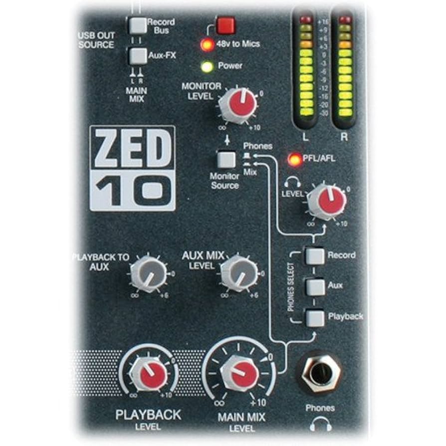 Amazon.com: Allen & Heath ZED-10 Multipurpose Mini Mixer